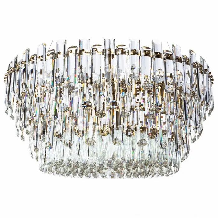 Подвесной светильник Divinare Bellatrix 3510/17 SP-18 Цвет арматуры латунь Цвет плафонов прозрачный от ImperiumLoft