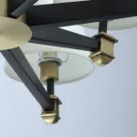 Люстра на штанге MW-Light ДельРей 700013408 Цвет арматуры бронза Цвет плафонов белый от ImperiumLoft
