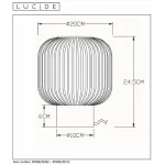 Настольная лампа декоративная Lucide 45586/20/62 от ImperiumLoft