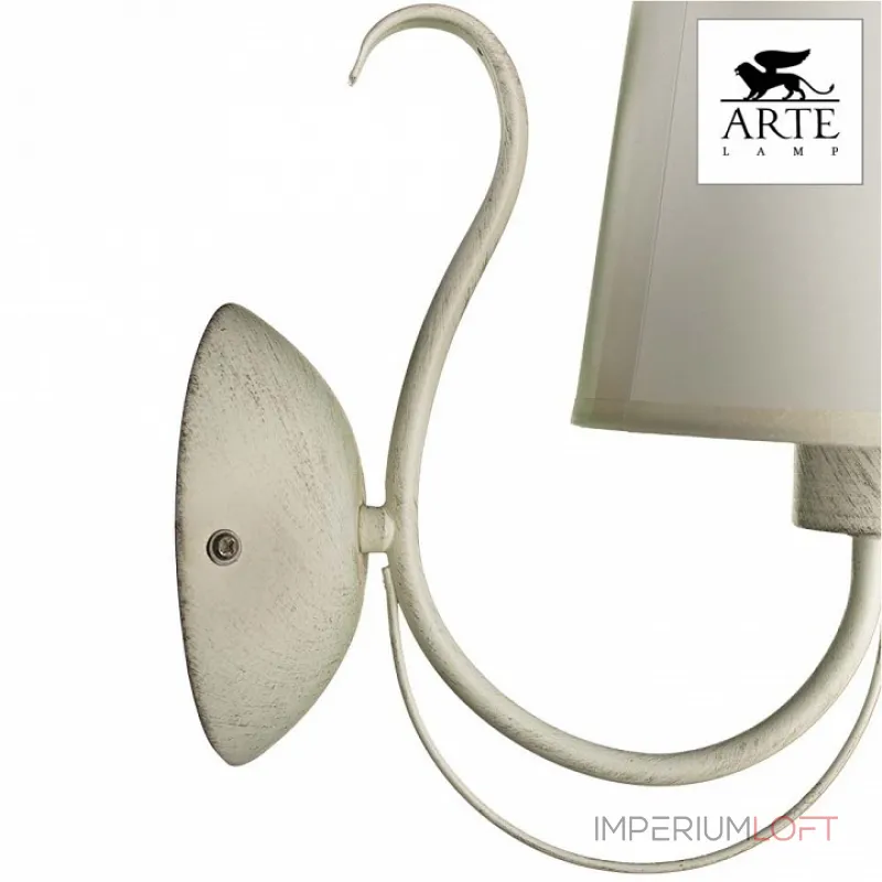 Бра Arte Lamp Orlean A9310AP-1WG Цвет арматуры золото Цвет плафонов белый Бра Arte Lamp Orlean A9310AP-1WG Цвет арматуры золото Цвет плафонов белый