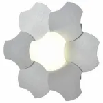 Бра Vele Luce Pala 742 2 VL8045W01 Цвет арматуры серебро Цвет плафонов серебро