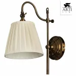 Бра Arte Lamp Seville A1509AP-1PB Цвет арматуры медь Цвет плафонов белый от ImperiumLoft