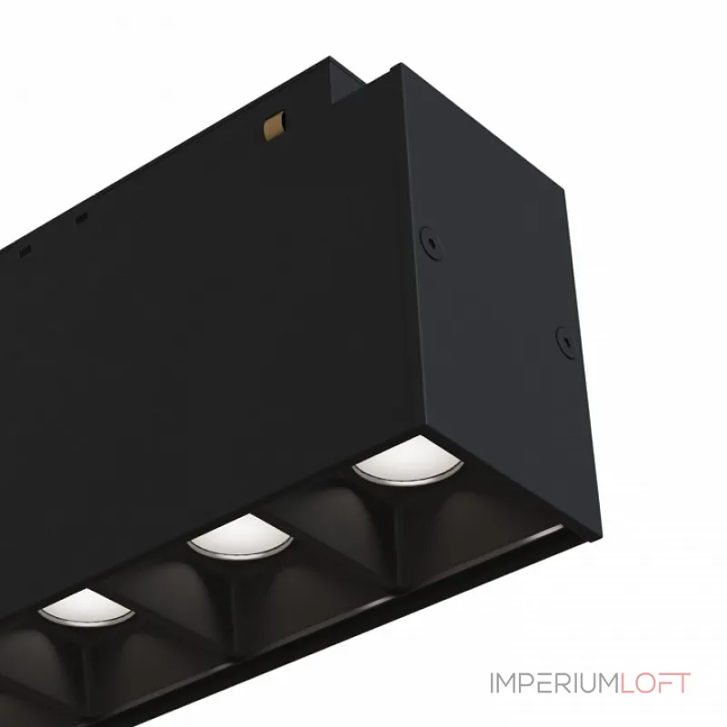 Накладной светильник Maytoni Track lamps TR014-2-10W3K-B Цвет арматуры черный Цвет плафонов черный
