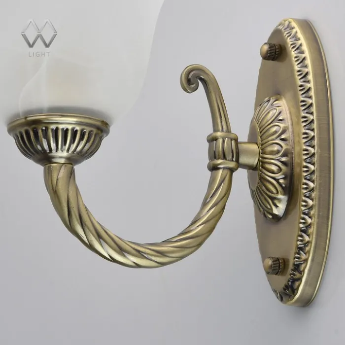 Бра MW-Light Ариадна 20 450026101 Цвет арматуры бронза Цвет плафонов белый от ImperiumLoft