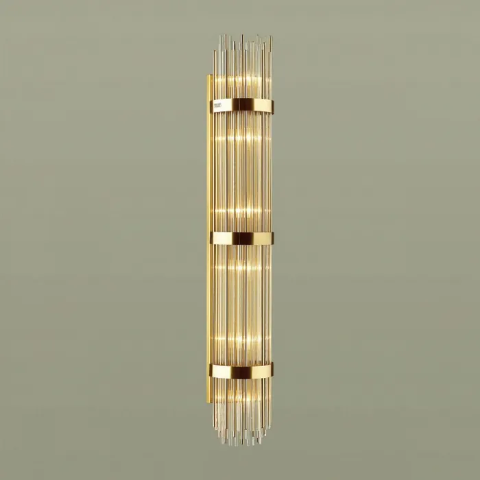 Накладной светильник Odeon Light Empire 4854/6W Цвет плафонов прозрачный Цвет арматуры золото от ImperiumLoft