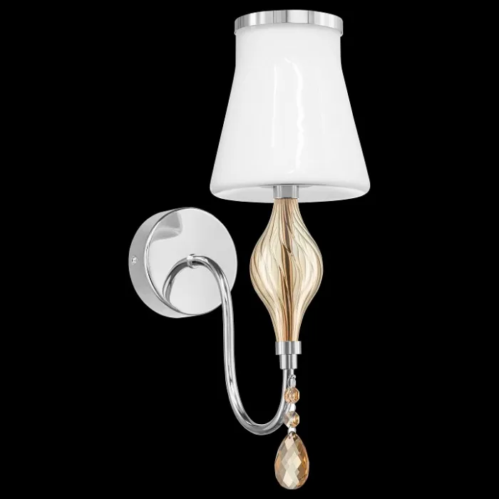 Бра Lightstar Escica 806610 Цвет арматуры янтарный Цвет плафонов янтарный от ImperiumLoft