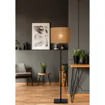 Торшер Lucide Magius 03729/81/30 Цвет плафонов коричневый Цвет арматуры черный от ImperiumLoft