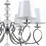 Подвесная люстра Stilfort Zafira 1043/09/06P Цвет арматуры хром Цвет плафонов белый от ImperiumLoft