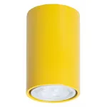 Накладной светильник TopDecor Tubo 6 Tubo6 P1 16 Цвет арматуры желтый Цвет плафонов черный