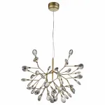Подвесная люстра ST-Luce Riccardo SL411.213.45 Цвет арматуры золото Цвет плафонов серый от ImperiumLoft