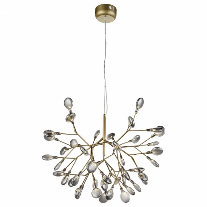 Подвесная люстра ST-Luce Riccardo SL411.213.45 Цвет арматуры золото Цвет плафонов серый от ImperiumLoft