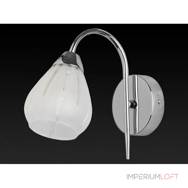 Бра TopLight Fay TL3660B-01CH Цвет арматуры хром Цвет плафонов белый