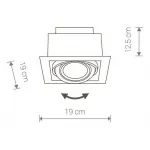 Встраиваемый светильник Nowodvorski Downlight 9571