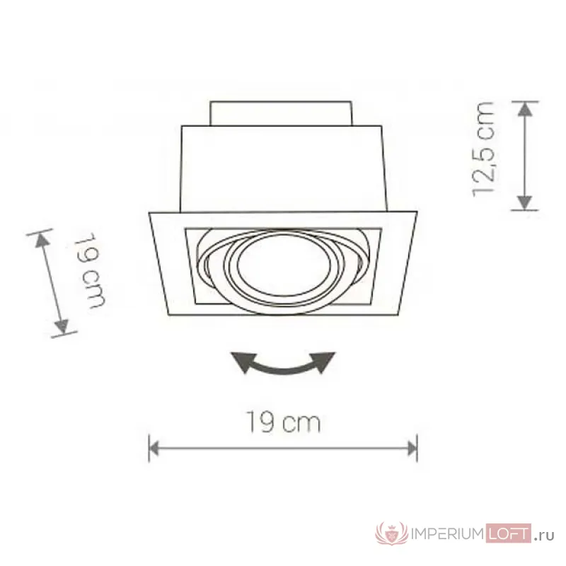 Встраиваемый светильник Nowodvorski Downlight 9571 от ImperiumLoft