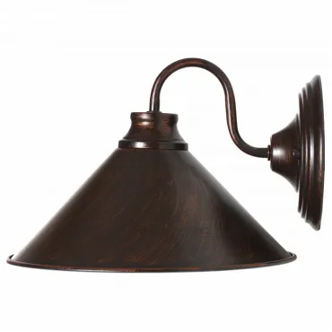 Бра Arte Lamp Cone A9330AP-1BR Цвет арматуры коричневый Цвет плафонов коричневый