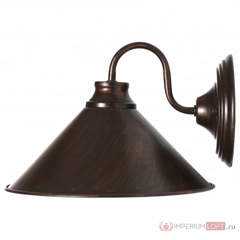 Бра Arte Lamp Cone A9330AP-1BR Цвет арматуры коричневый Цвет плафонов коричневый от ImperiumLoft