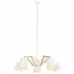 Подвесная люстра Arte Lamp Pinocchio A5700LM-5WH Цвет арматуры белый Цвет плафонов белый от ImperiumLoft