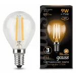 Лампа светодиодная Gauss 1058 E14 9Вт 2700K 105801109 от ImperiumLoft