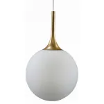 Подвесной светильник Lightstar Globo 813022 Цвет плафонов белый Цвет арматуры золото от ImperiumLoft