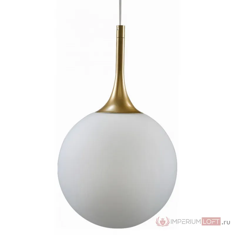 Подвесной светильник Lightstar Globo 813022 Цвет плафонов белый Цвет арматуры золото от ImperiumLoft