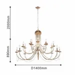 Подвесная люстра F-promo Plini 2591-20P от ImperiumLoft