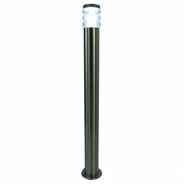 Наземный высокий светильник Arte Lamp Portico A8382PA-1SS Цвет арматуры серебро Цвет плафонов прозрачный