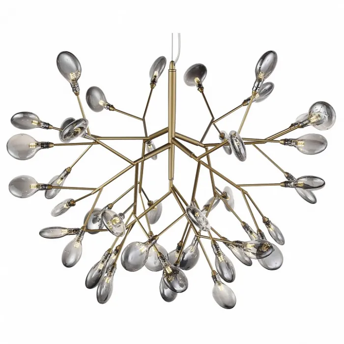 Подвесная люстра ST-Luce Riccardo SL411.213.45 Цвет арматуры золото Цвет плафонов серый от ImperiumLoft