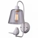 Бра Arte Lamp Passero A4289AP-1WH Цвет арматуры белый Цвет плафонов прозрачный от ImperiumLoft Бра Arte Lamp Passero A4289AP-1WH Цвет арматуры белый Цвет плафонов прозрачный от ImperiumLoft