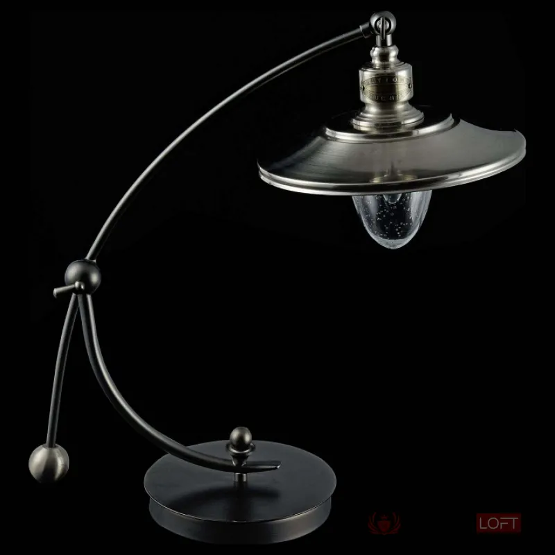 Настольная лампа офисная Maytoni Senna H353-TL-01-N Цвет арматуры неокрашенный Цвет плафонов прозрачный от ImperiumLoft