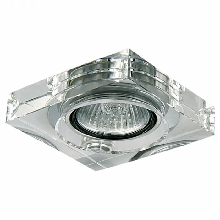 Встраиваемый светильник Lightstar Lei Mini 006160 Цвет арматуры хром Цвет плафонов прозрачный от ImperiumLoft