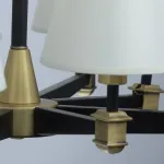 Люстра на штанге MW-Light ДельРей 700013408 Цвет арматуры бронза Цвет плафонов белый от ImperiumLoft