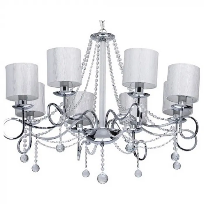 Подвесная люстра MW-Light Федерика 83 684010208 Цвет арматуры хром Цвет плафонов белый от ImperiumLoft