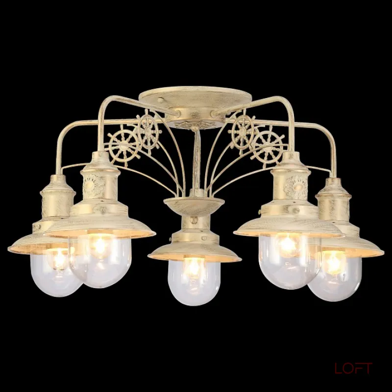 Потолочная люстра Arte Lamp Sailor A4524PL-5WG  Потолочная люстра Arte Lamp Sailor A4524PL-5WG