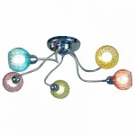 Потолочная люстра Citilux Попурри CL604151 Цвет арматуры хром Цвет плафонов желтый от ImperiumLoft