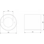 Накладной светильник Elektrostandard Orsa 25041/LED