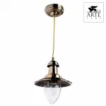 Подвесной светильник Arte Lamp Fisherman A5518SP-1AB Цвет арматуры бронза Цвет плафонов прозрачный от ImperiumLoft