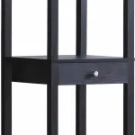 Торшер с полкой LGO Woodruff GRLSP-0333 Цвет плафонов кремовый Цвет арматуры черный от ImperiumLoft
