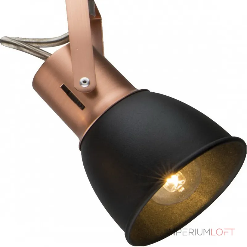 Спот Arte Lamp 1677 A1677PL-4BK Цвет арматуры бронза Цвет плафонов черный