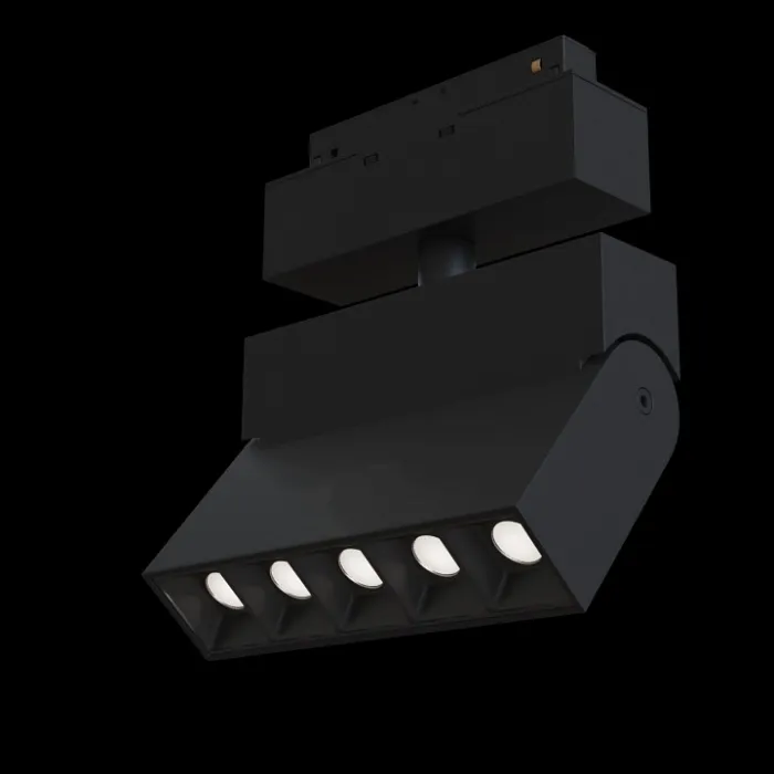 Светильник на штанге Maytoni Track lamps TR015-2-10W4K-B Цвет арматуры черный Цвет плафонов черный от ImperiumLoft