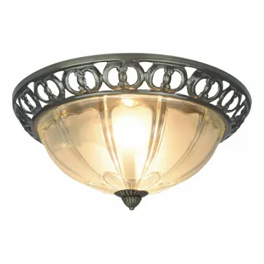 Накладной светильник Arte Lamp Porch A1306PL-2AB Цвет арматуры бронза Цвет плафонов белый
