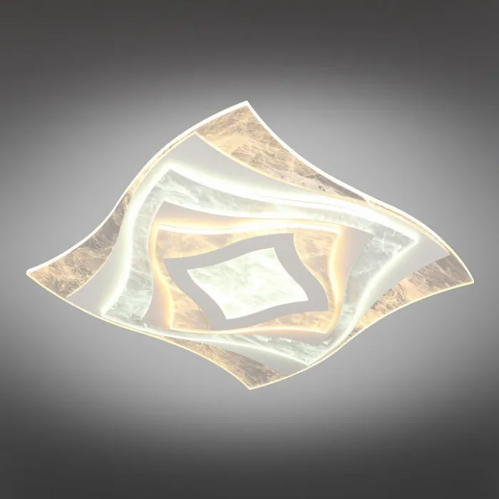 Накладной светильник Omnilux Banchette OML-08317-143 Цвет арматуры белый Цвет плафонов прозрачный от ImperiumLoft