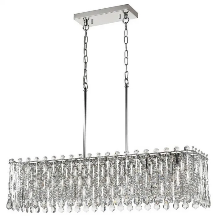 Подвесной светильник Vele Luce Marisa 654 VL3113P07 Цвет арматуры хром Цвет плафонов прозрачный от ImperiumLoft