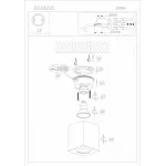 Накладной светильник Denkirs 3010 DK3010-CH