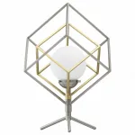 Настольная лампа декоративная MW-Light Призма 1 726030401 Цвет арматуры никель Цвет плафонов бронза от ImperiumLoft