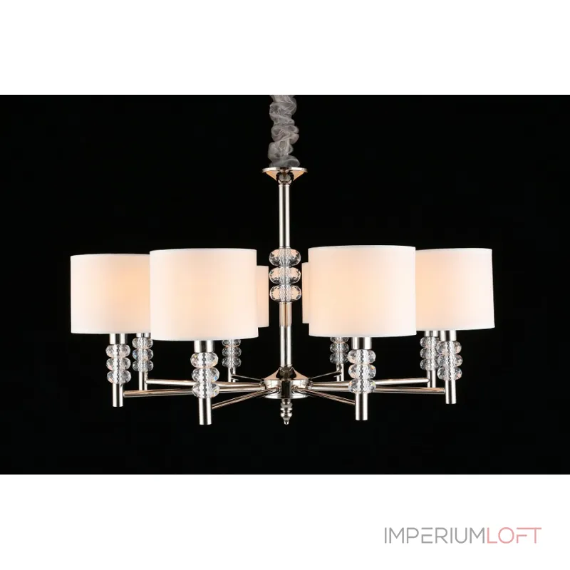 Подвесная люстра Aployt Franula APL.724.03.08 Цвет арматуры никель Цвет плафонов белый от ImperiumLoft