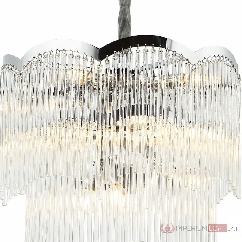 Подвесная люстра Stilfort Seauty 2121/09/12P Цвет плафонов прозрачный Цвет арматуры хром от ImperiumLoft