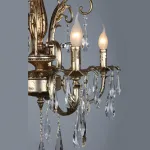 Подвесная люстра Omnilux Florence OML-77603-05 Цвет арматуры золото Цвет плафонов прозрачный от ImperiumLoft