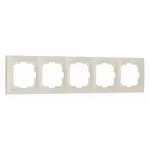 Рамка на 5 постов Werkel слоновая кость, basic W0052003