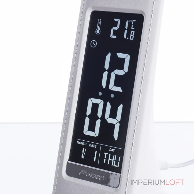 Настольная лампа офисная Arte Lamp Supervisor A1706LT-1WH Цвет арматуры хром Цвет плафонов белый