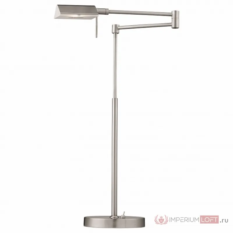 Настольная лампа офисная Arte Lamp Wizard A5665LT-1SS Цвет арматуры серебро Цвет плафонов серебро от ImperiumLoft
